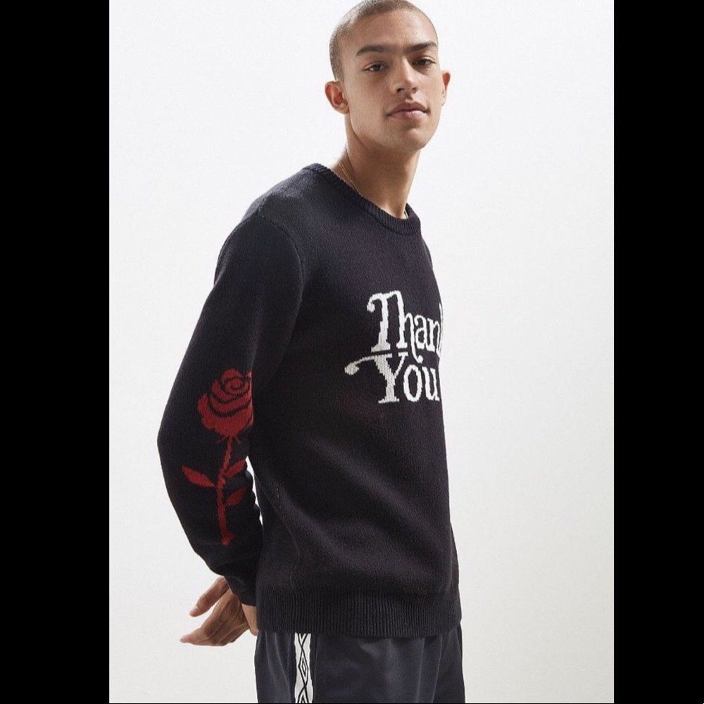 Urban Outfitters Thank You Rose Graphic Unisex M/L - Picture 4 of 6